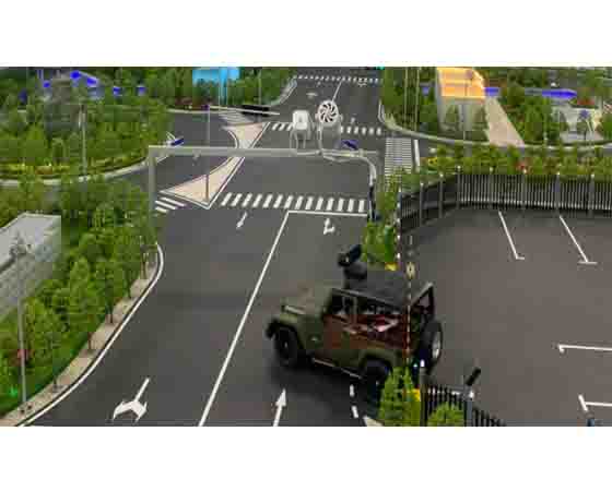 天津無人駕駛實(shí)訓(xùn)沙盤模擬